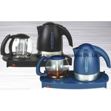 Electric Tea Tray with 1.7L Kettle, 1.4L Tea Pot